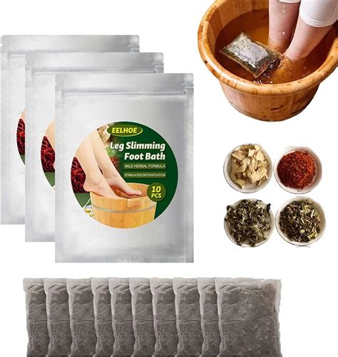 Buy Lymphatic Drainage Ginger Foot Soak, Leg Slimming Foot Bath ...