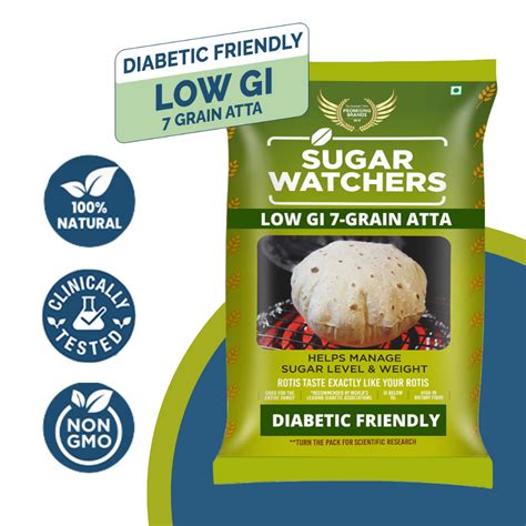 7-Grains Low-GI Atta, Diabetic Friendly – Sugar Watchers Low GI Staples