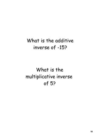 Image result for Additive and Multiplicative Inverse