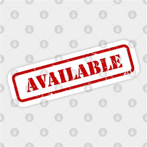 Image result for Available Sticker