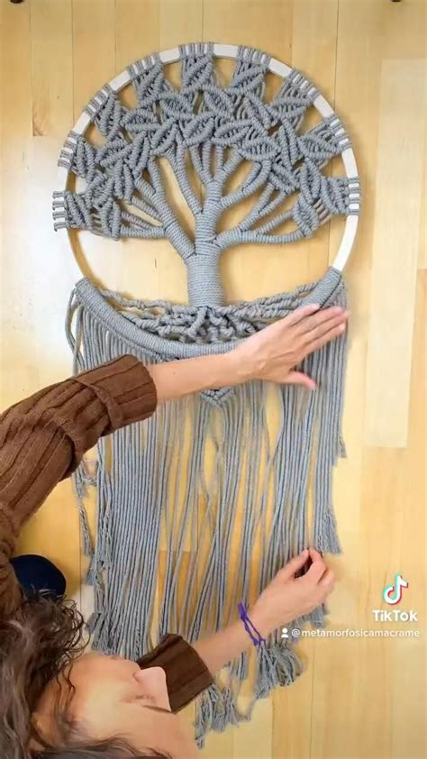 Macrame Tree of Life Wall Hanging Tutorial 的图像结果