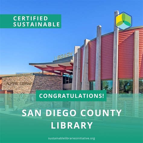 Sustainable Libraries Initiative on LinkedIn: Congratulations San Diego ...