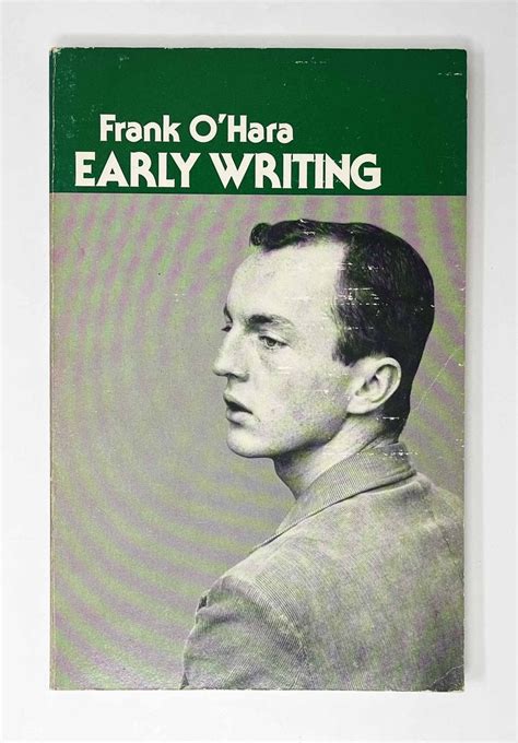 Frank O'Hara Early Writing 1977 1st edition New York School poet poetry ...