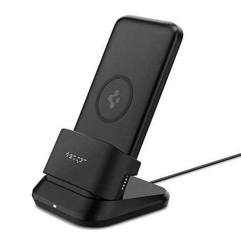Spigen Lithium Polymer 10000 mAh 3 in 1 Wireless Charging Power Bank ...