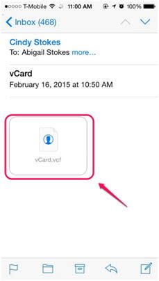 Come importazione/trasferimento file vCard per iPhone o iPad facilmente