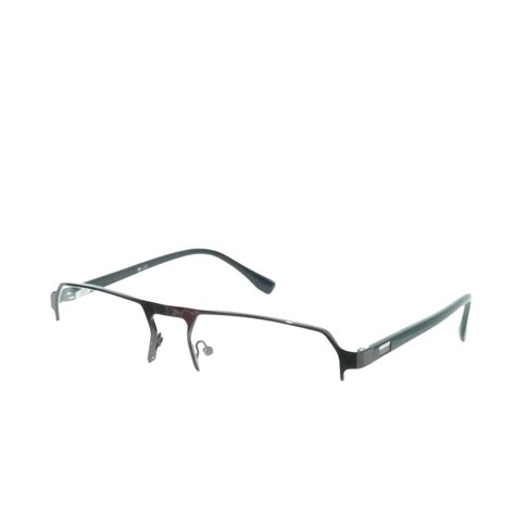Luxury Executive Rectangle Brown Supra Half Frame Glasses – Glasses ...