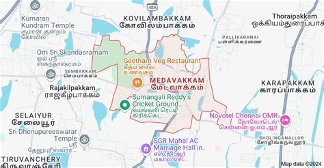Medavakkam, Chennai - Map, Pincode, Property Rates, Photos & Reviews 2026