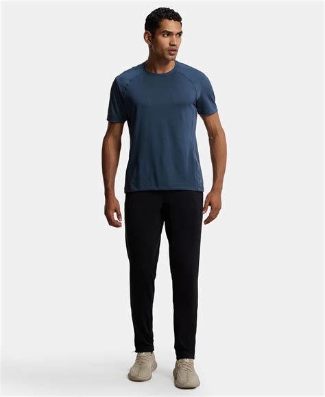 Buy Soft Touch Microfiber Elastane Stretch Trackpant with Side Pockets ...