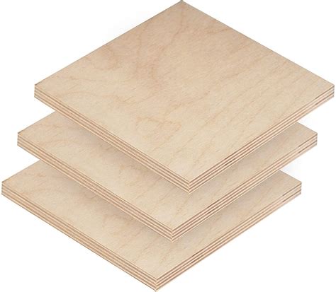 Raj Ply & Wood Store Plywood, 18mm, 6x8 Inch Craft Wood, Pack of 3 Pcs ...