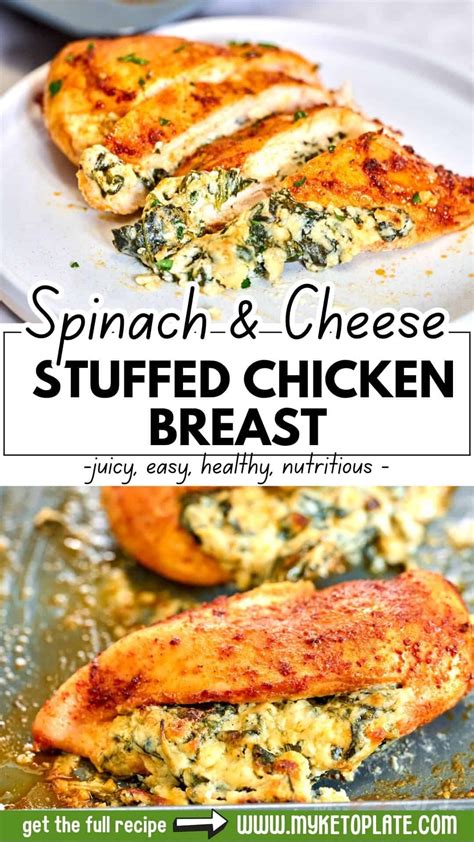 This Spinach and Cheese Stuffed Chicken Breast is a popular a… in 2025 ...