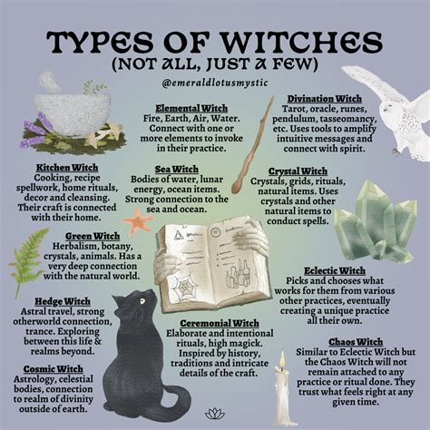 What Kind of Witch Are You? 11 Types of Witches — Emerald Lotus