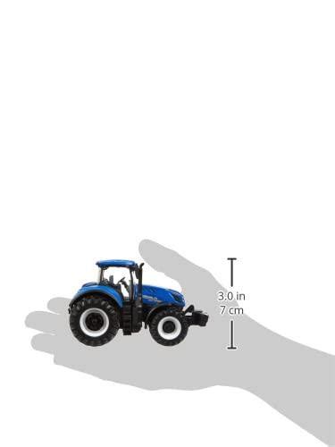 Buy Bburago Metal Diecast Farm Tractor Long Friction New Holland T7 ...