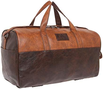Buy GROUPERS Combo Set of Duffle PU Leather Bag with GloveslDuffle Bags ...