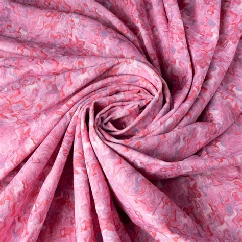 Pink Colour High Quality Velvet with Marble Finish Printed Fabric ...
