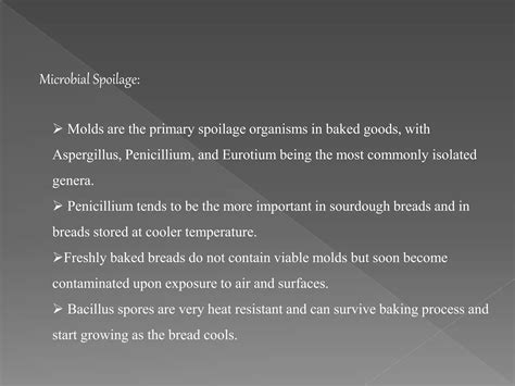 BREAD PRODUCTION AND ITS SPOILAGE | PPTX