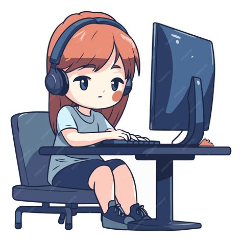 Play Computer Cartoon 的图像结果