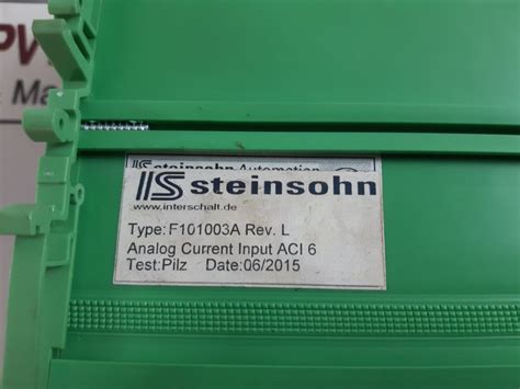 Steinsohn F101003A Aci 6 Plus Analog Current Input Rev.L – Aeliya ...
