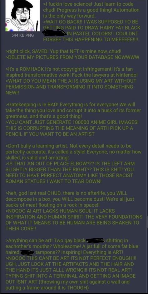 Anon hates artists | /r/Greentext | Greentext Stories | Know Your Meme
