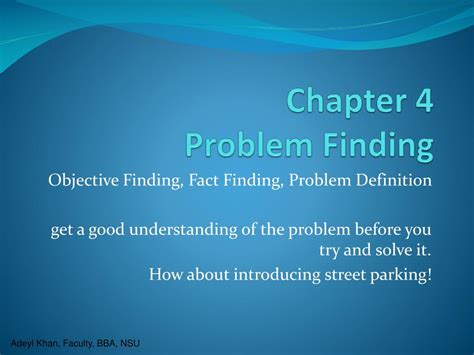 Image result for Problem Finding