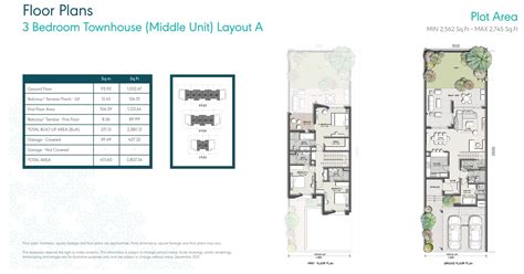 Murooj Phase 2 Townhouses Floor Plans