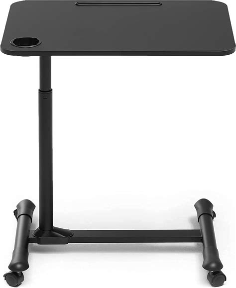 Buy ETHU Overbed Table with Wheels, Rolling Tray Table, Hospital Bed ...