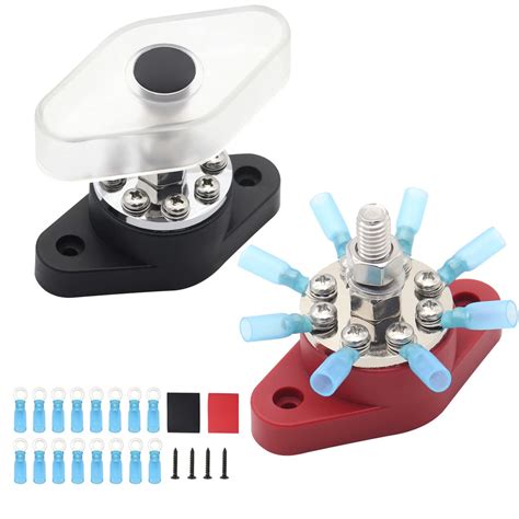 300A Busbar 12V - 48V Distribution Block Wire Connection Terminal Block ...