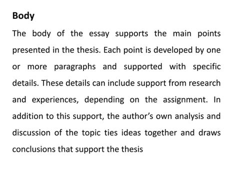 Image result for Basic Essay Structure