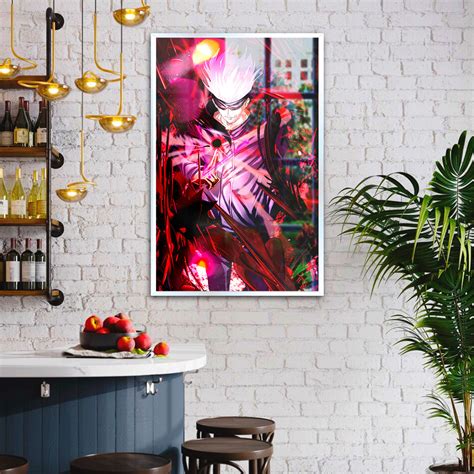 Gojo From Jujutsu Kaisen Anime Canvas Wall Painting – Decors Mantra
