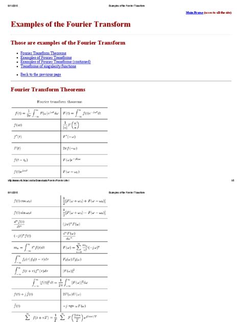 Image result for Fourier Transformation Example
