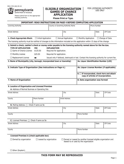 2018-2026 Form PA DoR REV-1752 Fill Online, Printable, Fillable, Blank ...