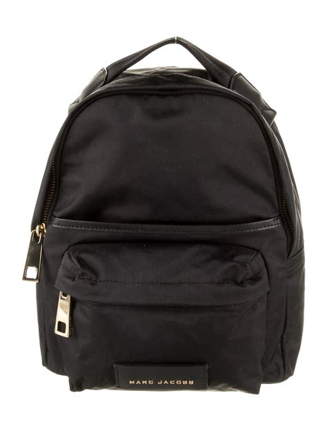 Marc Jacobs Nylon Backpack - Black Backpacks, Handbags - MAR168257 ...