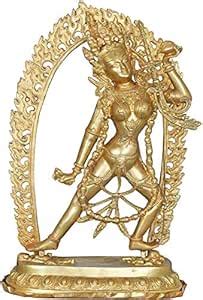 Buy Exotic India Vajrayogini - Tibetan Buddhist Deity - Brass Statue ...