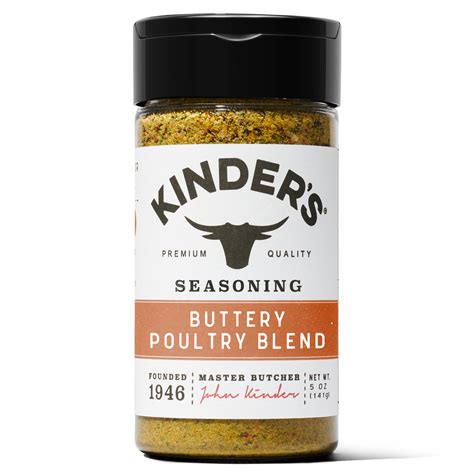 Kinder's Buttery Poultry Blend Seasoning & Rub, 5 oz - BBQ, Grill ...