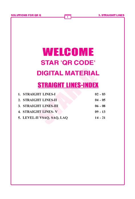 **QF2 Straight Lines - Easy Solutions to Practice Papers** - Studocu