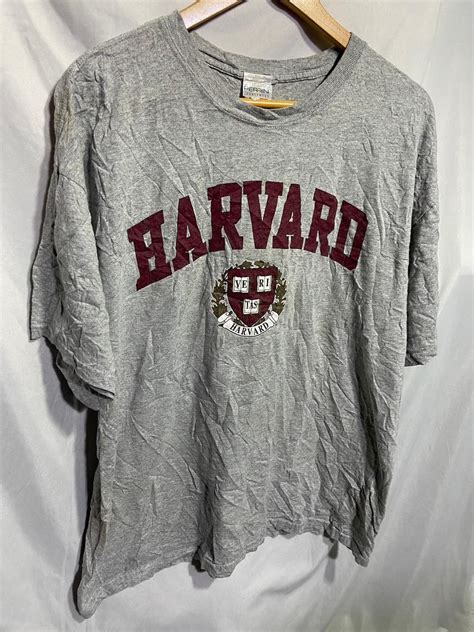 Vintage 90s Harvard University T-shirt Size XL - Etsy