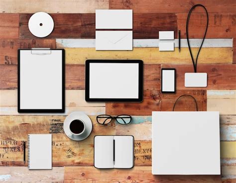 Branding identity mock up for graphic designers | Premium Photo