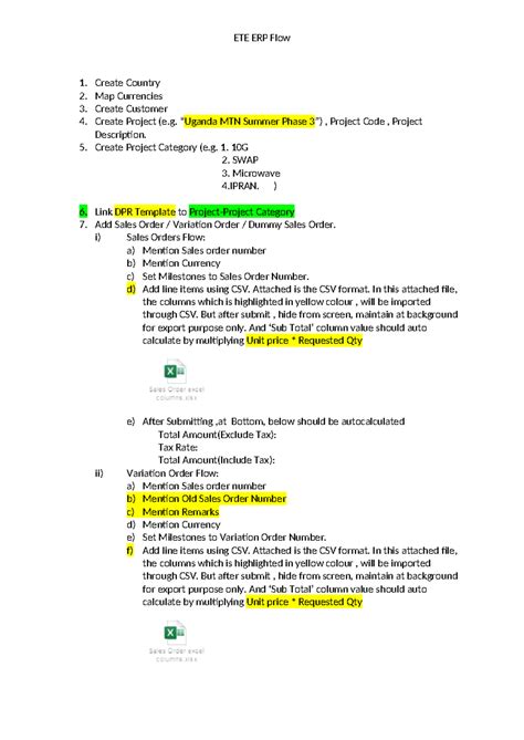 ERP software flow - ETE ERP Flow Create Country Map Currencies Create ...