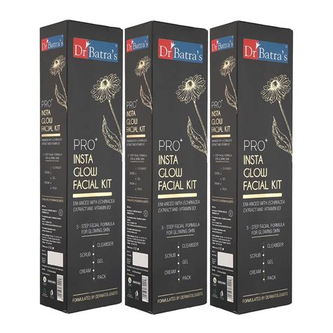 Dr Batra's PRO+ Insta Glow Facial Kit, Enriched with Echinacea extracts ...