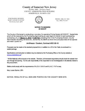 Fillable Online which will be received by the Purchasing Agent acting ...