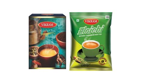 VIKRAM Tea Combo | Elaichi Tea 250g & Masala Chai 250g Assam, Powder ...