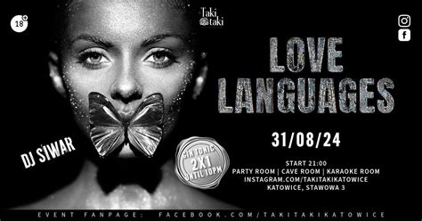 ? "Love Languages" ? Sobota, 31 sierpnia 2024, w Taki Taki, Taki Taki ...