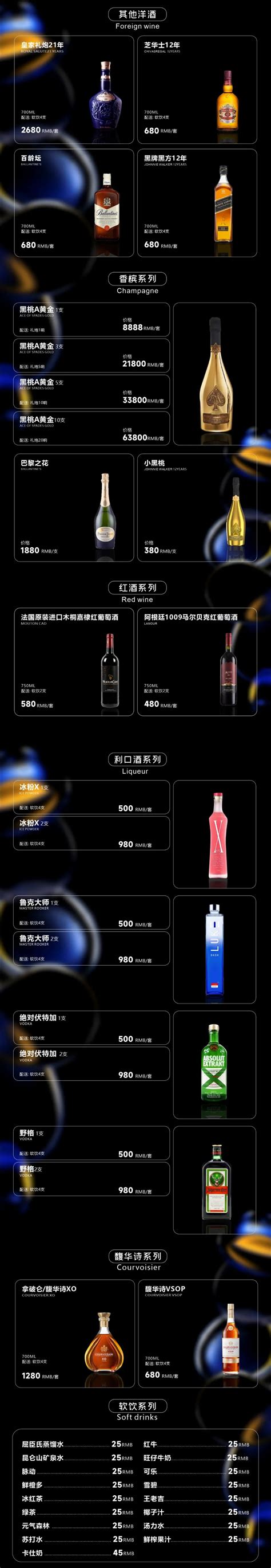Miu4.0最新酒水单-潮州MIUMIU酒吧,潮州缪缪酒吧