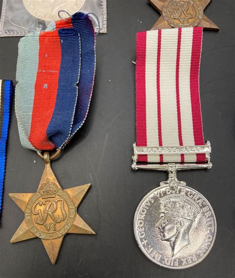 Six Second World War Medals - the 1939-1945 Star with ribbon, the ...
