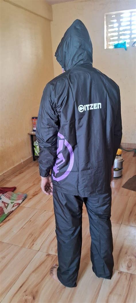 Black Panther Reversible Raincoat Suit with Free-leak proof pouch – Citizen