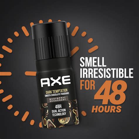 Axe Dark Temptation Long Lasting Bodyspray Deodorant for Men, 150 ml ...