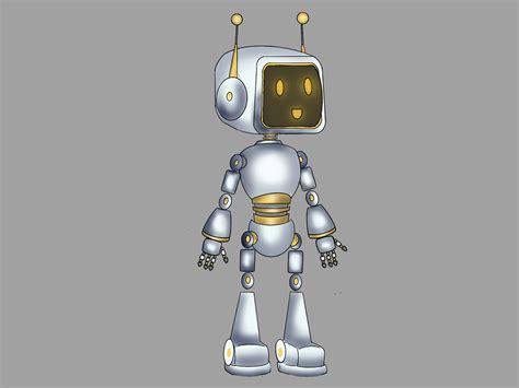 Image result for 3D Robot Character Design