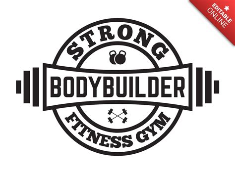 Bodybuilder Gym Logo 的图像结果