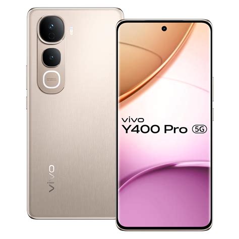 Vivo Y400 Pro 5G (Fest Gold, 8GB RAM, 256GB Storage) with No Cost EMI ...