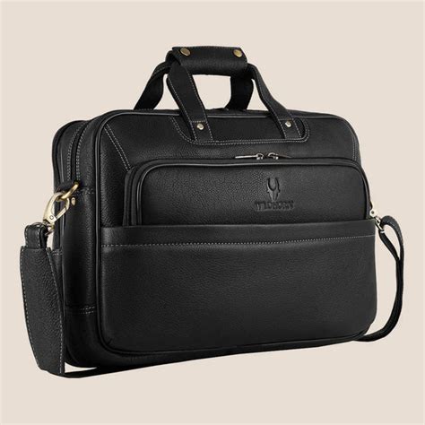 MISSOURI Leather Laptop Messenger Bag for Men – WILDHORN