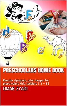 Preschoolers Home Book : Rewrite alphabets, color images For ...